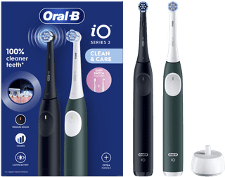 Oral-B iO 2 Black and Green Duo Pack