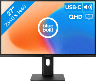 BlueBuilt 27 Pouces Quad HD Écran PC avec USB-C