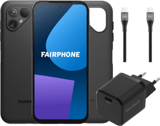 Fairphone 5 256 Go Noir 5G + Pack d'Accessoires