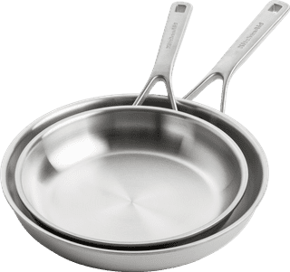 KitchenAid Multiply Set de Poêles à Frire 24 + 28 cm