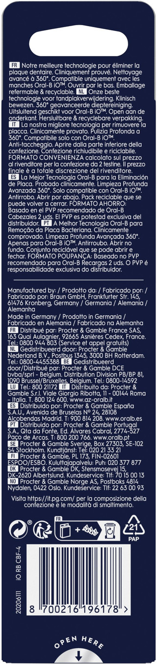 Oral-B iO 10 Noir Special Edition Value Pack