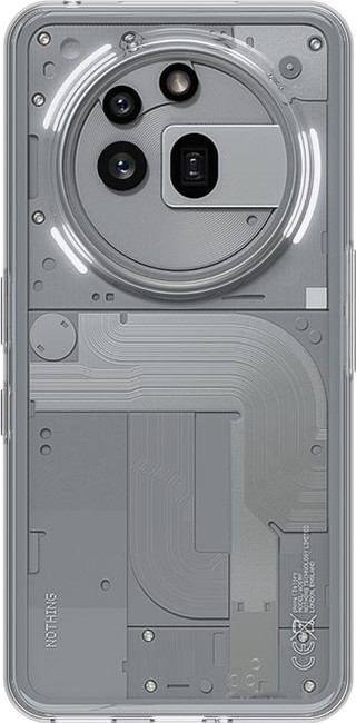 Just in Case Soft Design Nothing Phone (3a) Pro Back Cover Transparent