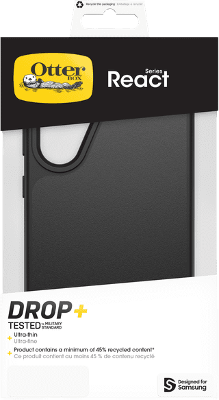 OtterBox React Samsung Galaxy A56 Back Cover Zwart