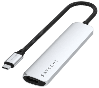 Satechi Type C Slim Multi-Port Adapter V2 Space Gray