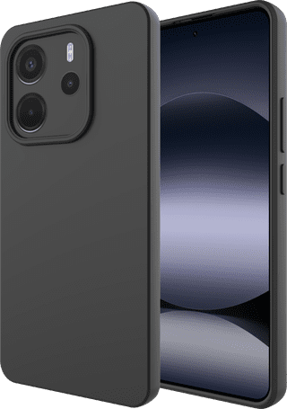 Just in Case Soft Design Xiaomi Redmi Note 14 4G Back Cover Noir