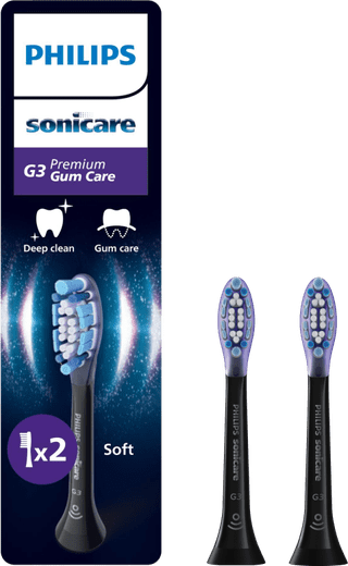 Philips Sonicare Premium Gum Care HX9052/88 Zwart (2 stuks)
