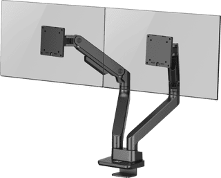 ACT AC8342 Monitorarm 35 inch met gasveer voor 2 monitoren