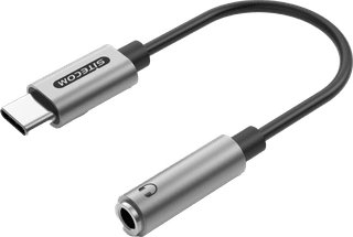 Sitecom Usb C naar 3,5 mm Jack Adapter Aluminium