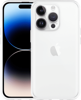 Just in Case Soft Design Apple iPhone 14 Pro Back Cover Transparent