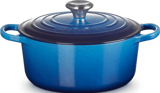 Le Creuset Signature Round Dutch Oven 24cm Azure