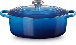 Le Creuset Signature Oval Dutch Oven 27cm Azure
