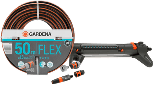 GARDENA Comfort FLEX 50m Small Sprinkler Pack