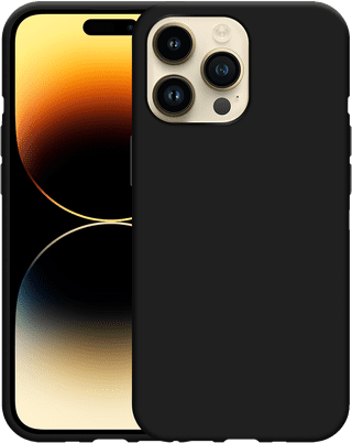 Just in Case Soft Design Apple iPhone 14 Pro Max Back Cover Black
