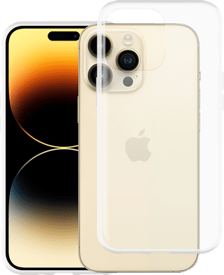 Just in Case Soft Design Apple iPhone 14 Pro Max Back Cover Transparent