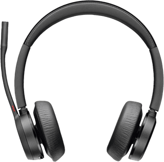 Poly Voyager 4320-M MS Casque de Bureau Sans Fil + Support de Charge
