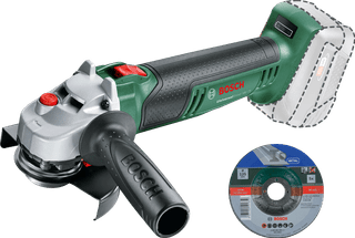 Bosch UniversalGrind 18V-75 (without battery) + Bosch Grinding Disc Metal 125mm 5 Units