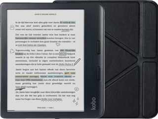 Kobo Libra Colour Noir + BlueBuilt Book Case Noir