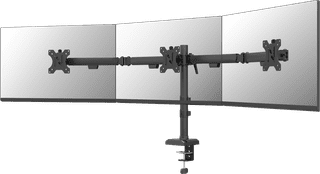 Neomounts NERO DS60-600BL3 Monitorarm Zwart