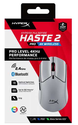 HyperX Pulsefire Haste 2 Pro 4K Wireless Gaming Mouse