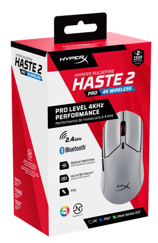HyperX Pulsefire Haste 2 Pro 4K Wireless Gaming Mouse