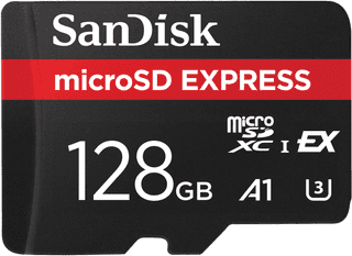 SanDisk Carte Micro SD Express 128 Go 480 Mo/s