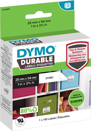 DYMO Durable LabelWriter Label 25x54mm 160 Units