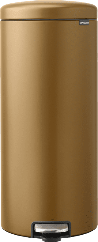 Brabantia NewIcon Poubelle à Pédale 30 Litres Warm Brass