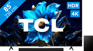 TCL 85 inches QLED P71K 4K (2025) + TCL Q65H