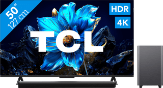 TCL 50" QLED P71K 4K (2025) + TCL S55H 2.1 Soundbar
