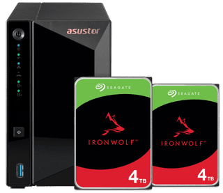 ASUSTOR AS3302T v2 + Seagate IronWolf 8 To (2 x 4 To)