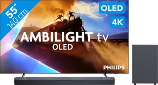 Philips Ambilight 55 inches OLED760 4K (2025) + JBL Bar 2.1 Deep Bass M2 Black
