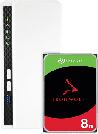 QNAP TS-233 + Seagate IronWolf 8TB