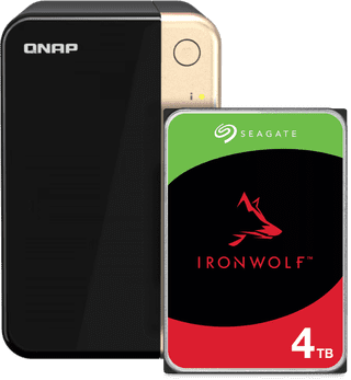 QNAP TS-264-8G + Seagate Ironwolf 4 To