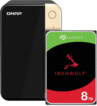 QNAP TS-264-8G, Seagate Ironwolf 8 To