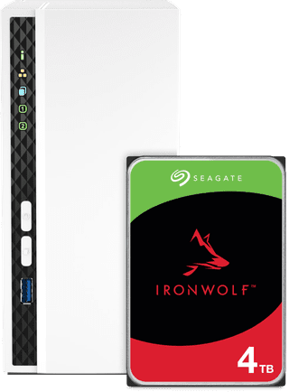 QNAP TS-133 + Seagate Ironwolf 4 To