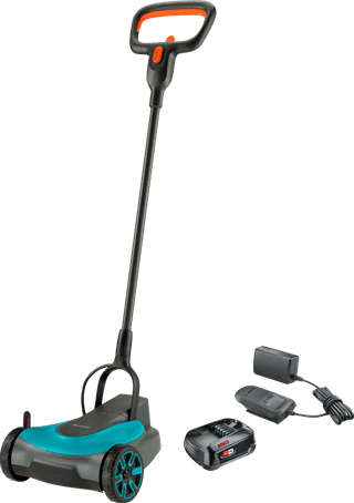 Gardena HandyMower 22/18 V P4A Solo + POWER FOR ALL 18 V Batterie 2,5 Ah Set