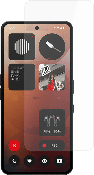 Just In Case Tempered Glass Nothing Phone (3a) Screenprotector