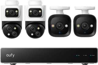 eufy PoE Security System + NVR + S4 Lot de 2 + E40 Lot de 2