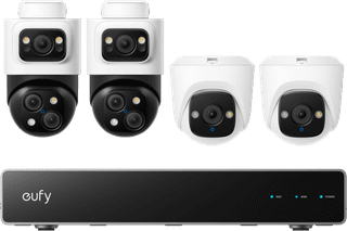 eufy PoE Security System + NVR + S4 Lot de 2 + E41 Lot de 2