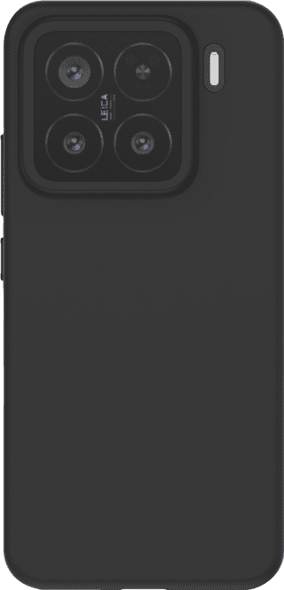 Just in Case Soft Design Xiaomi 15 Back Cover Zwart