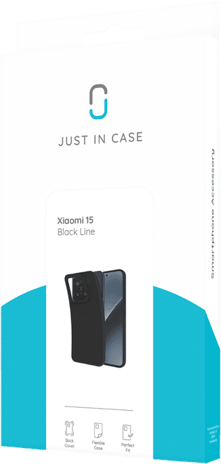 Just in Case Soft Design Xiaomi 15 Back Cover Noir