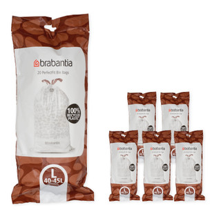 Brabantia Sacs Poubelle Code L - 40-45 Litres (120 pièces)