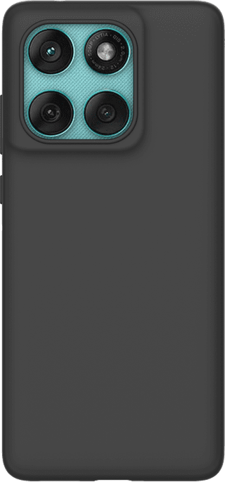 Just in Case Soft Design Motorola Edge 60 Fusion Back Cover Zwart