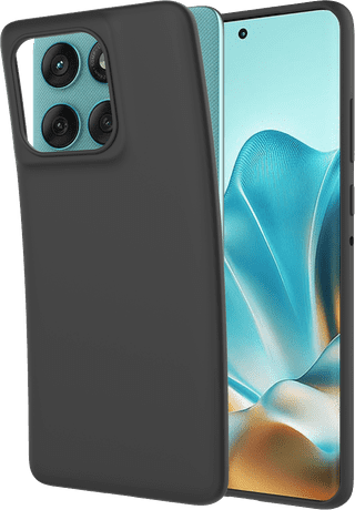 Just in Case Soft Design Motorola Edge 60 Fusion Back Cover Black