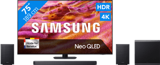 Samsung 75" Neo QLED QN90F 4K (2025) + Samsung HW-Q930F (2025)