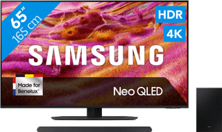 Samsung 65" Neo QLED QN90F 4K (2025) + Samsung HW-S700D Noir (2024)