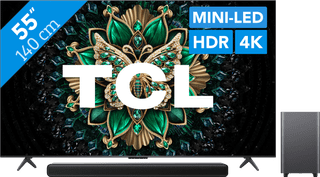TCL 55" QD Mini-LED C61K 4K (2025) + TCL S55H 2.1 Barre de Son