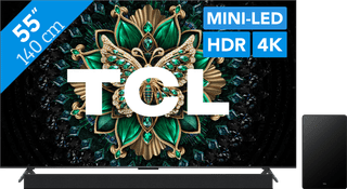 TCL 55" QD Mini-led C61K 4K (2025) + TCL Q65H
