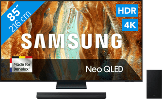Samsung 85" Neo QLED QN73F 4K (2025) + Samsung HW-B750F (2025)