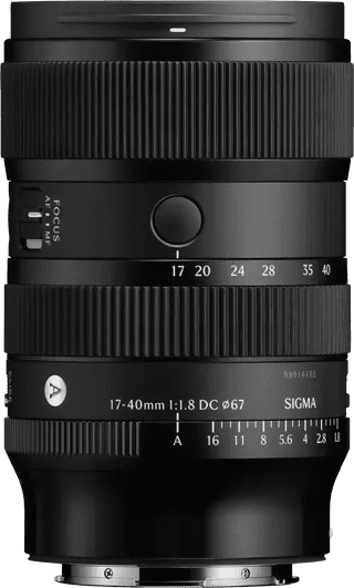 Sigma 17-40mm f/1.8 DC Art Fujifilm X-mount